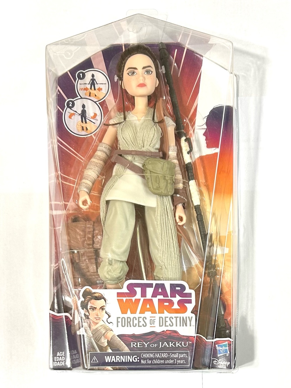 New Star Wars Rey of Jakku Forces of Destiny  11” Articulated Action Figure